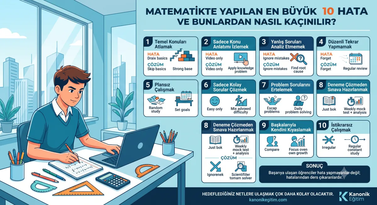 Matematikte Yapılan En Büyük 10 Hata