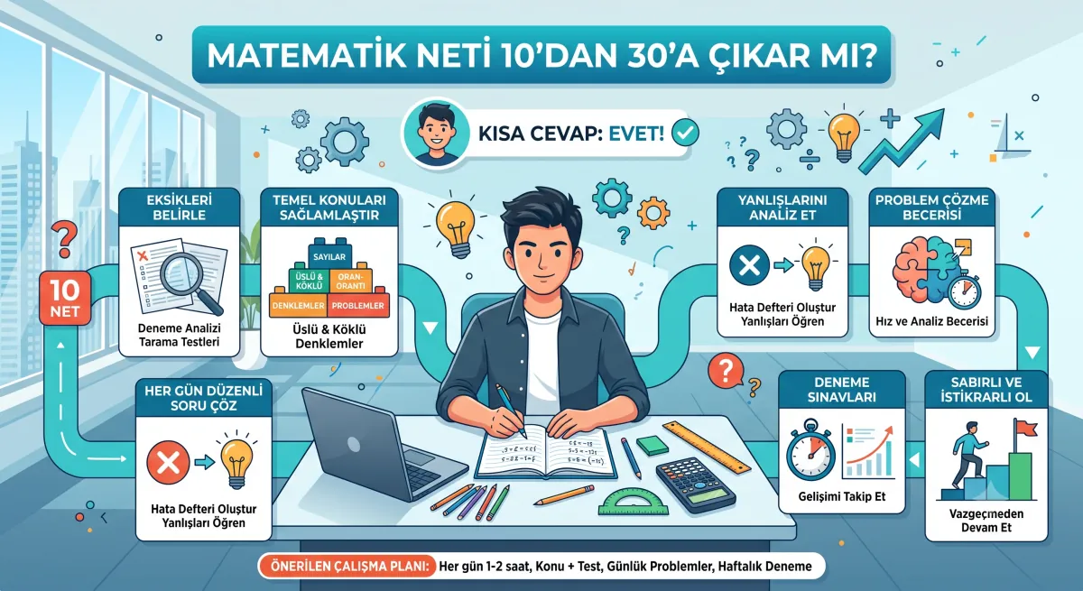 Matematik Neti 10'dan 30'a Çıkar mı?